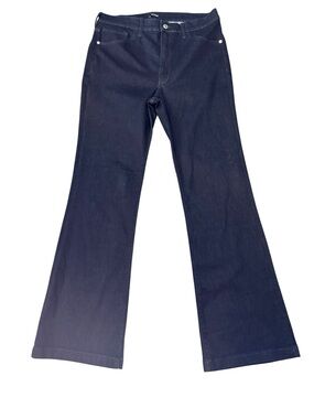 Express Women's Deep Indigo Flared Jeans